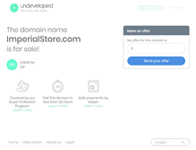 Tablet Screenshot of imperialstore.com